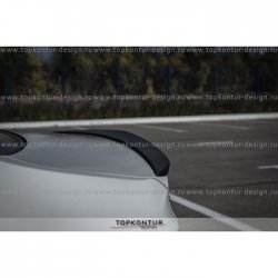 4 499 р. Лип спойлер HS1 Hyundai Solaris RBr седан дорестайлинг (2010-2014) (Неокрашенный)  с доставкой в г. Керчь. Увеличить фотографию 5