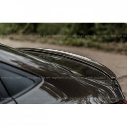 4 499 р. Лип спойлер HS-2 Hyundai Solaris RBr седан дорестайлинг (2010-2014) (Неокрашенный)  с доставкой в г. Керчь. Увеличить фотографию 4