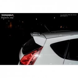 4 699 р. Спойлер TopKontur Design Hyundai Solaris RBr хэтчбэк дорестайлинг (2010-2014) (Неокрашенный)  с доставкой в г. Керчь. Увеличить фотографию 6