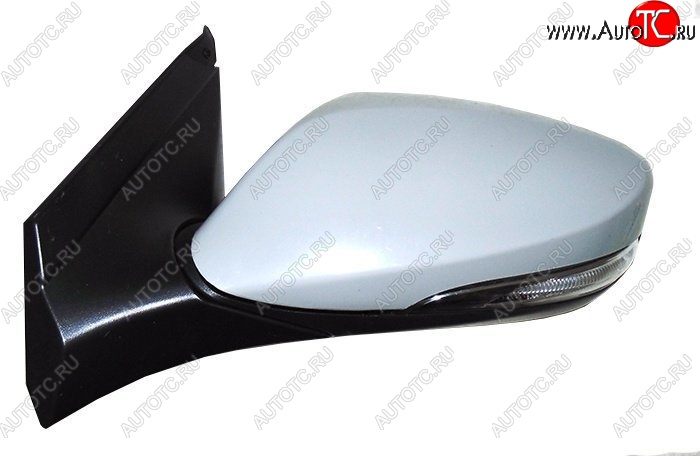 2 559 р. Боковое левое зеркало заднего вида SAT (поворот, 5 контактов)  Hyundai Solaris  RBr (2010-2017) седан дорестайлинг, хэтчбэк дорестайлинг, седан рестайлинг, хэтчбэк рестайлинг (Неокрашенное)  с доставкой в г. Керчь