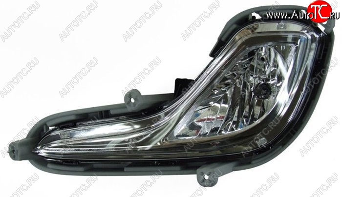 759 р. Левая противотуманная фара SAT Hyundai Solaris RBr хэтчбэк дорестайлинг (2010-2014)  с доставкой в г. Керчь