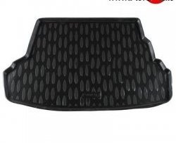 Коврик в багажник (компл. Base, Standard) Aileron (полиуретан) Hyundai Solaris  RBr (2010-2017) седан дорестайлинг, седан рестайлинг
