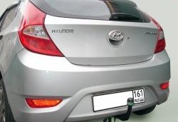 6 849 р. Фаркоп Лидер Плюс Hyundai Solaris RBr седан рестайлинг (2014-2017) (Без электропакета)  с доставкой в г. Керчь. Увеличить фотографию 2