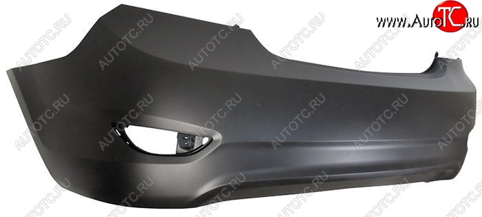 1 659 р. Задний бампер SAT  Hyundai Solaris  RBr (2010-2014) седан дорестайлинг (Неокрашенный)  с доставкой в г. Керчь