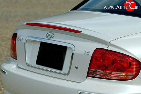 4 999 р. Спойлер M-VRS (с стоп-сигналом) Hyundai Sonata EF рестайлинг ТагАЗ (2001-2013) (Неокрашенный)  с доставкой в г. Керчь