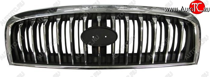 2 369 р. Решётка радиатора SAT (вертикальные полосы) Hyundai Sonata EF рестайлинг ТагАЗ (2001-2013) (Неокрашенная)  с доставкой в г. Керчь