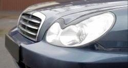 919 р. Реснички на фары RA Hyundai Sonata EF рестайлинг ТагАЗ (2001-2013) (Неокрашенные)  с доставкой в г. Керчь. Увеличить фотографию 4