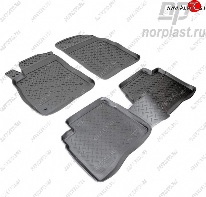 2 499 р. Комплект ковриков в салон Norplast Hyundai Sonata EF рестайлинг ТагАЗ (2001-2013)  с доставкой в г. Керчь