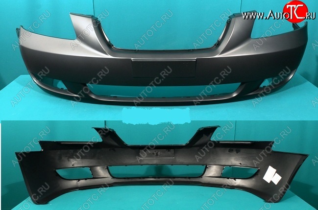 2 999 р. Бампер передний SPARD Hyundai Sonata NF дорестайлинг (2004-2008) (Неокрашенный)  с доставкой в г. Керчь