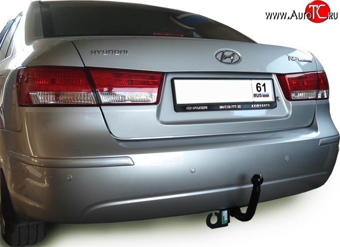 7 549 р. Фаркоп Лидер Плюс Hyundai Sonata NF дорестайлинг (2004-2008) (Без электропакета)  с доставкой в г. Керчь