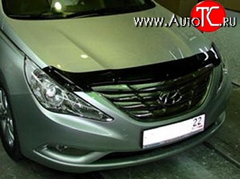 539 р. Дефлектор капота NovLine Hyundai Sonata YF (2009-2014)  с доставкой в г. Керчь