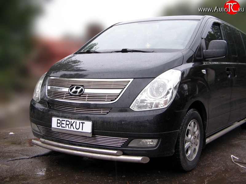 3 799 р. Декоративная вставка воздухозаборника Berkut Hyundai Starex/Grand Starex/H1 TQ дорестайлинг (2007-2013)  с доставкой в г. Керчь