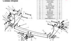 9 699 р. Фаркоп Лидер Плюс  Hyundai Starex/Grand Starex/H1  TQ (2007-2022) дорестайлинг, рестайлинг, 2-ой рестайлинг (Без электропакета)  с доставкой в г. Керчь. Увеличить фотографию 2