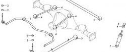 349 р. Полиуретановая втулка стабилизатора задней подвески Точка Опоры Hyundai Terracan HP дорестайлинг (2001-2004)  с доставкой в г. Керчь. Увеличить фотографию 2