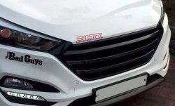 9 649 р. Решётка радиатора CT Hyundai Tucson LM (2010-2017) (Неокрашенная)  с доставкой в г. Керчь. Увеличить фотографию 2