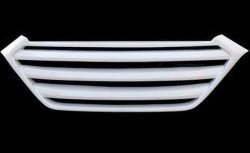 9 649 р. Решётка радиатора CT Hyundai Tucson LM (2010-2017) (Неокрашенная)  с доставкой в г. Керчь. Увеличить фотографию 3
