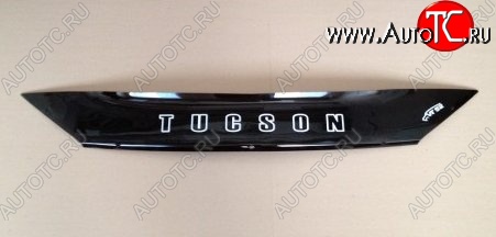 999 р. Дефлектор капота Russtal (короткий) Hyundai Tucson TL дорестайлинг (2015-2018)  с доставкой в г. Керчь
