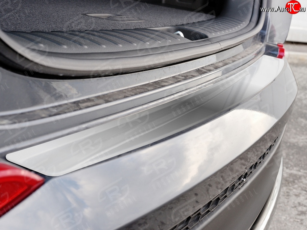 1 699 р. Накладка защитная на задний бампер Russtal Hyundai Tucson TL дорестайлинг (2015-2018)  с доставкой в г. Керчь