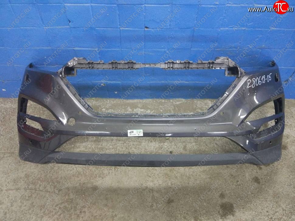 5 099 р. Бампер передний SPARD Hyundai Tucson TL дорестайлинг (2015-2018) (Неокрашенный)  с доставкой в г. Керчь