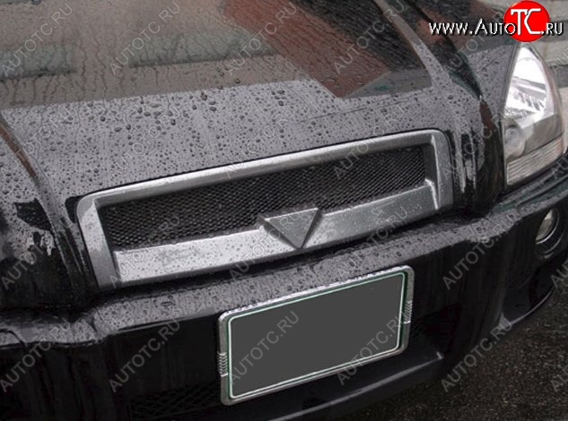 4 599 р. Решётка радиатора RoadRuns Hyundai Tucson JM (2004-2010) (Неокрашенная)  с доставкой в г. Керчь