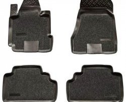 Комплект ковриков в салон Aileron 4 шт. (полиуретан, покрытие Soft) Hyundai Tucson  JM (2004-2010)