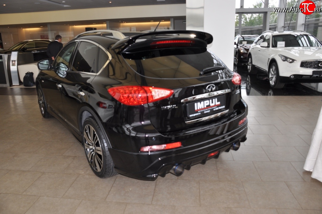 31 249 р. Накладка на задний бампер Impul INFINITI EX35 J50 (2007-2013) (Неокрашенная)  с доставкой в г. Керчь
