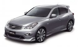 41 249 р. Передний бампер Impul INFINITI EX35 J50 (2007-2013) (Неокрашенный)  с доставкой в г. Керчь. Увеличить фотографию 2