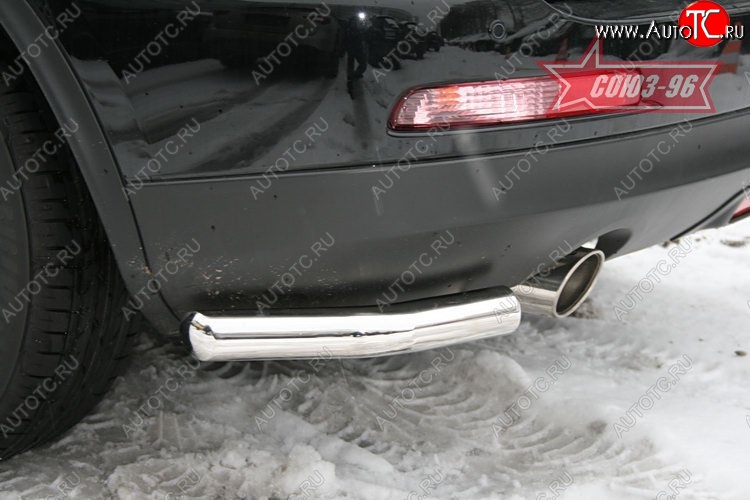 10 259 р. Защита заднего бампера Souz-96 (d60) INFINITI EX35 J50 (2007-2013)  с доставкой в г. Керчь