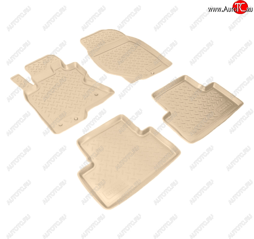3 459 р. Коврики салона Norplast Unidec  INFINITI EX35  J50 - Qx50  J50 (Цвет: бежевый)  с доставкой в г. Керчь