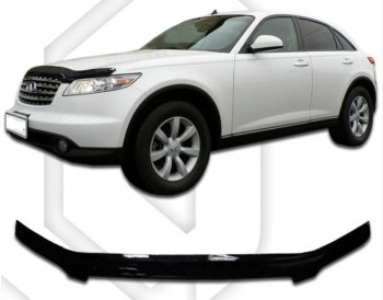 Дефлектор капота CA-Plastic INFINITI FX35 S50 дорестайлинг (2002-2005)