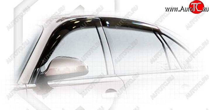1 999 р. Дефлектора окон CA-Plastiс  INFINITI FX35  S50 - FX45  S50 (Classic полупрозрачный, Без хром.молдинга)  с доставкой в г. Керчь