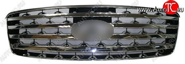 23 549 р. Решётка радиатора SAT (хром, черная) INFINITI FX35 S50 рестайлинг (2006-2008) (Неокрашенная)  с доставкой в г. Керчь