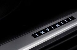 7 349 р. Накладки на порожки автомобиля СТ INFINITI FX45 S50 рестайлинг (2005-2009)  с доставкой в г. Керчь. Увеличить фотографию 2