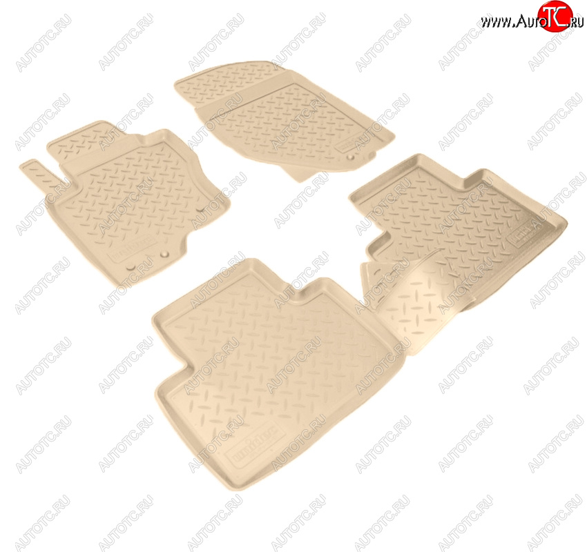 3 459 р. Коврики салона Norplast Unidec  INFINITI FX35  S51 - FX50  S51 (Цвет: бежевый)  с доставкой в г. Керчь