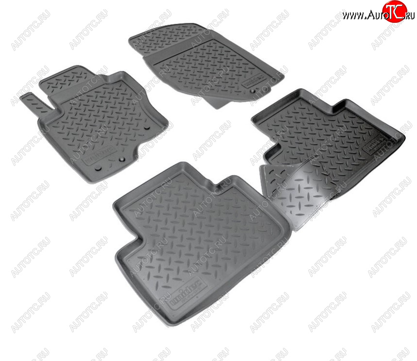 2 989 р. Комплект салонных ковриков Norplast  INFINITI FX35  S51 - FX50  S51 (Цвет: черный)  с доставкой в г. Керчь