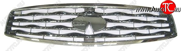 11 849 р. Решётка радиатора SAT (хром, пр-во Тайвань)  INFINITI FX35  S51 - FX50  S51 (Неокрашенная)  с доставкой в г. Керчь