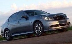 7 949 р. Накладка на передний бампер H Style INFINITI G37 V36 седан рестайлинг (2008-2014) (Неокрашенная)  с доставкой в г. Керчь. Увеличить фотографию 2