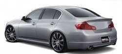 25 249 р. Накладка на задний бампер Impul INFINITI G35 V36 седан (2006-2015) (Неокрашенная)  с доставкой в г. Керчь. Увеличить фотографию 2