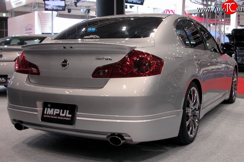 25 249 р. Лип спойлер Impul INFINITI G35 V36 седан (2006-2015) (Неокрашенный)  с доставкой в г. Керчь