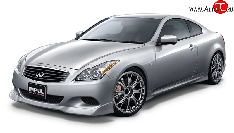 23 899 р. Накладка на передний бампер Impul INFINITI G37 V36 седан рестайлинг (2008-2014) (Неокрашенная)  с доставкой в г. Керчь