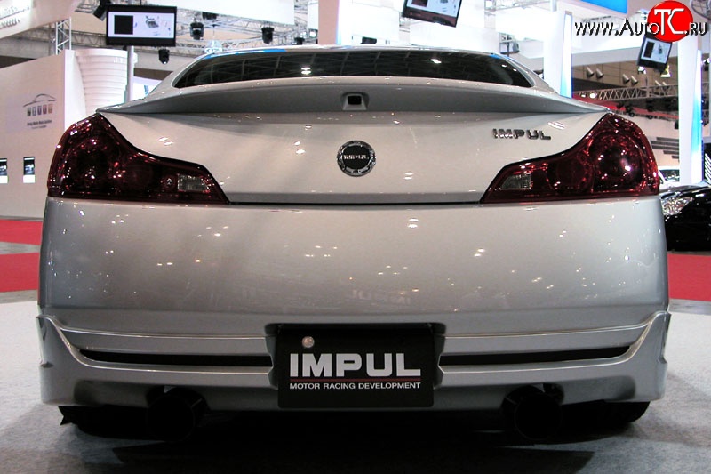 25 249 р. Лип спойлер Impul INFINITI G37 V36 седан рестайлинг (2008-2014) (Неокрашенный)  с доставкой в г. Керчь