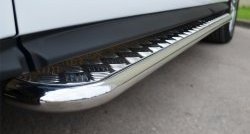 24 649 р. Широкая защита порогов SLITKOFF  INFINITI JX35 (2012-2014)  с доставкой в г. Керчь. Увеличить фотографию 4