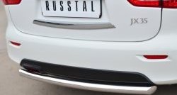 14 999 р. Одинарная защита заднего бампера из трубы диаметром 63 мм SLITKOFF  INFINITI JX35 (2012-2014)  с доставкой в г. Керчь. Увеличить фотографию 2