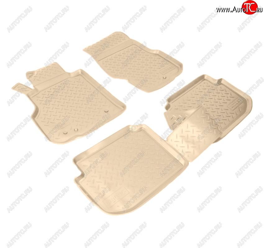 3 459 р. Коврики салона Norplast Unidec  INFINITI M (2005-2010) Y50 седан (Цвет: бежевый)  с доставкой в г. Керчь