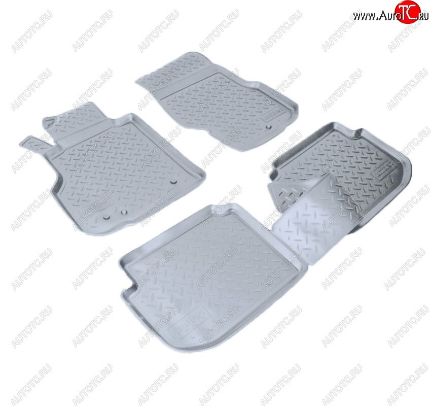 3 459 р. Коврики салона Norplast Unidec  INFINITI M (2005-2010) Y50 седан (Цвет: серый)  с доставкой в г. Керчь