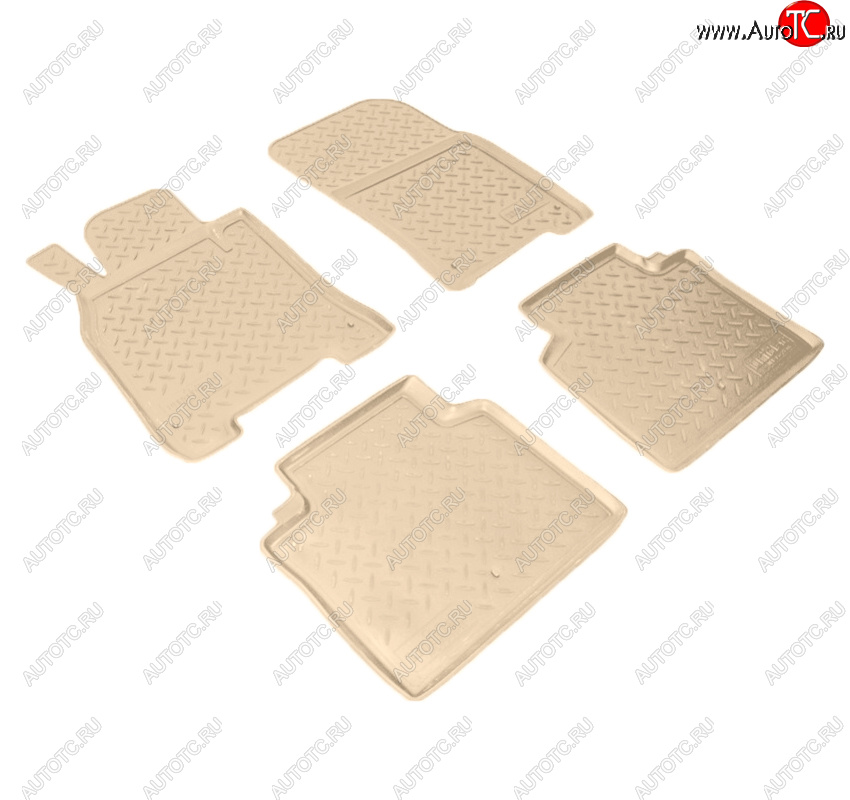 3 459 р. Коврики салона Norplast Unidec  INFINITI M - Q70  Y51 (Цвет: бежевый)  с доставкой в г. Керчь