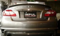 42 899 р. Задний бампер Impul INFINITI M (2010-2014) (Без карбоновых вставок, Неокрашенный)  с доставкой в г. Керчь. Увеличить фотографию 2