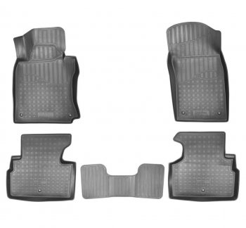 Комплект ковриков в салон Norplast Unidec INFINITI Q50  V37 (2013-2021) дорестайлинг, рестайлинг (Цвет: черный)