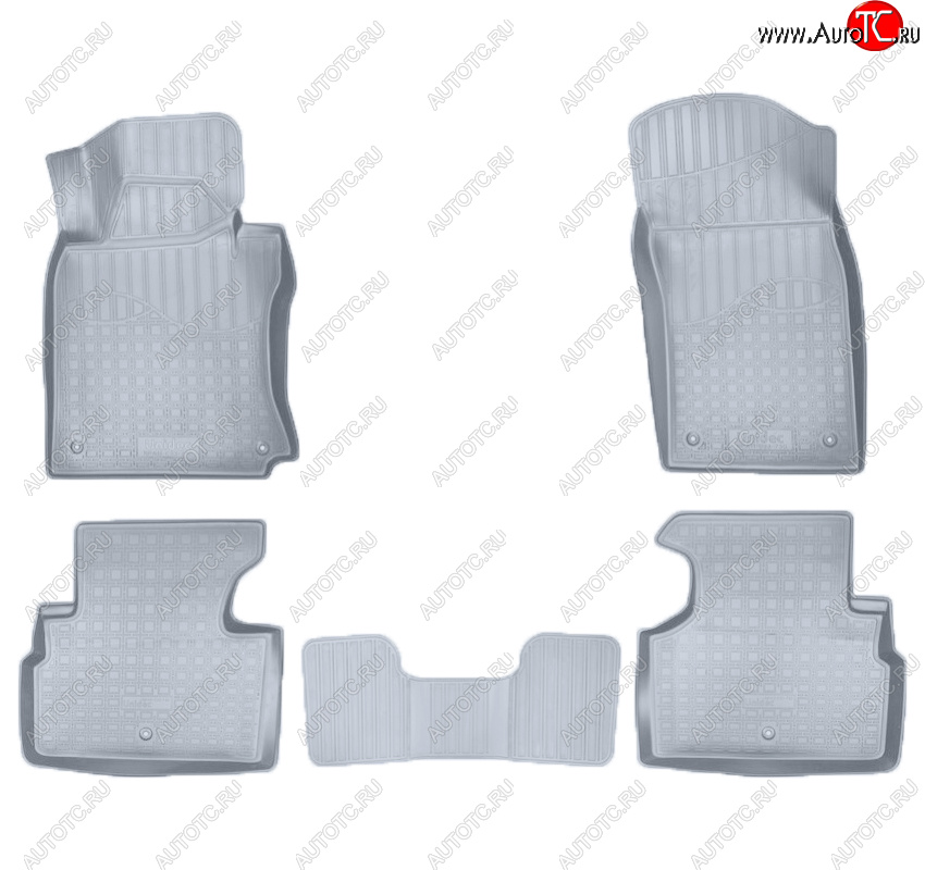 3 589 р. Коврики салона Norplast Unidec  INFINITI Q50  V37 (2013-2021) дорестайлинг, рестайлинг (Цвет: серый)  с доставкой в г. Керчь