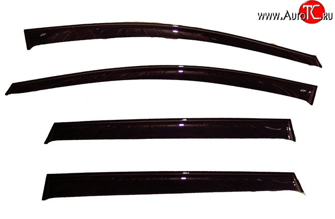 4 499 р. Комплект дефлекторов окон (ветровиков) 4 шт. Novline INFINITI QX60 L50 дорестайлинг (2013-2016)  с доставкой в г. Керчь